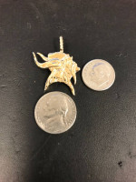 gold Viking Charm
