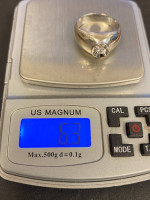 White gold diamond engagement ring