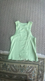 Lime green halter tank