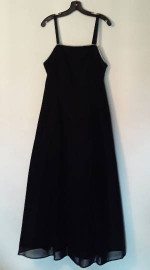 Formal Prom Gown with straps  $25  (dark blue)