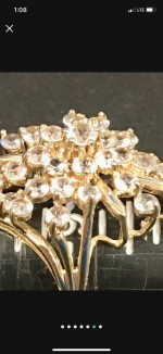 White Sapphire gold lady’s ring