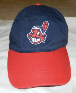 Cleveland Indians Chief Wahoo Strickland's Strap Back Hat/Cap~MINT