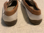 Ladies 8M White Sperrys
