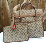 Vintage Gucci GG Supreme Satchel Bag
