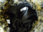 LIKE NEW Apt. 9 Faux Fur Animal Print Purse With Heart Charm
