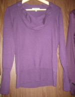 2 Womens Long-Sleeved Purple Tops. Each: