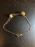 18 K white and yellow gold lady’s bracelet