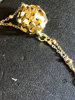 18 K white and yellow gold lady’s bracelet