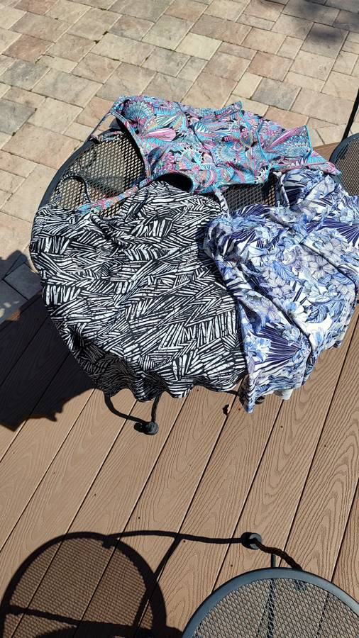Three bathing suit tops package deal