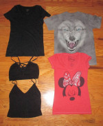 Jr. Small Shorts & S/M tops