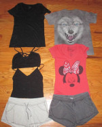 Jr. Small Shorts & S/M tops