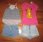 Jr. Small Shorts & S/M tops