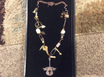 STEAMPUNK FLYING GUITAR NECKLACE