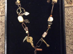 STEAMPUNK FLYING GUITAR NECKLACE