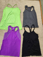 Workout Athletic tank tops. Size medium. Excellent condition! 💜🤍🩷