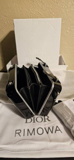 RIMOWA×Dior Personal Body Clutch Bag Black Dupe