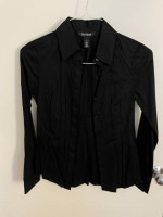 White House Black Market -  Black Shirt/blouse - Size 0