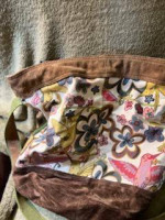 LUCKY Brand Canvas Leather and Suede Backpack