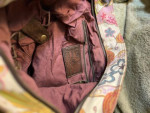 LUCKY Brand Canvas Leather and Suede Backpack