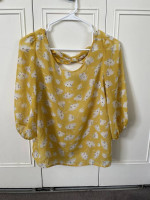 Yellow Flower Blouse