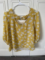 Yellow Flower Blouse
