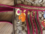 Coach handbag with multi-color design - Nice!