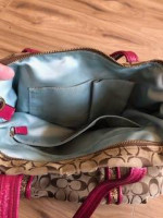 Coach handbag with multi-color design - Nice!