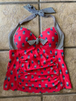 2 Womens Tankini Tops, size M-L