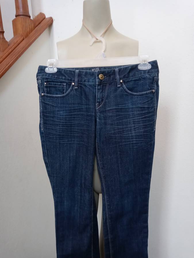 Limited Express 4R Low Skinny Denim Stretch Blue Jeans