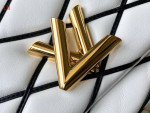 Louis Vuitton LV M23682 Louis Vuitton GO-14 MM White/Black Bag.