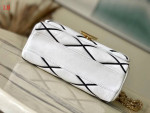 Louis Vuitton LV M23682 Louis Vuitton GO-14 MM White/Black Bag.