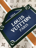 Louis Vuitton LV Limited Edition Monogram Neverfull Parisian Street Sign Tote