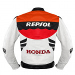 Honda Repsol Motorcycles Racing Faux Leather Jacket