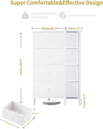 Kai Road White dresser-4 drawers--NEW
