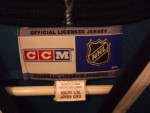 Vintage San Jose Sharks jersey Youth L/XL made by CCM NHL
