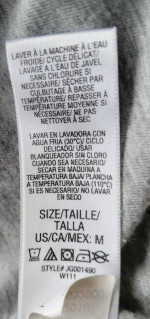 JUICY COUTURE Women’s Super Soft Grey Jacket w Black Trim – Size M