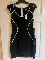 Brand New Black Ribbed Dress