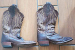 Justin L2684 Womens Tan Distressed Vintage Goat Boot Size 6.5B