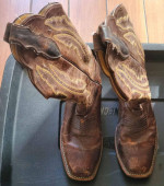 Justin L2684 Womens Tan Distressed Vintage Goat Boot Size 6.5B