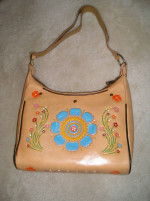 NEW-Leather Embossed Purse and Wallet
