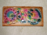 NEW-Leather Embossed Purse and Wallet