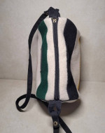 Pendleton Signature Wool Red Green Black White Strips Blanket Purse