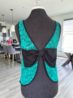 Teal Lace Tank