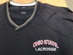 Ohio State Buckeyes Lacrosse OSU Nike Golf Pullover Jacket Mens L 11th