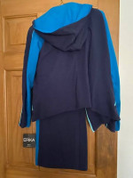 New!  Misses Size M Navy/Teal Sweat Suit