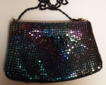 Vintage small evening purses set of 2 - black velvet & sequined
