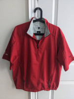 Nike Golf Wind Shirt Jacket Mens Small Short Sleeve Clima-Fit Vented