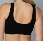 New, Black Girls Sports Pull Over Top, Size M