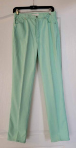 ESCADA Women’s Mint Green Pants Trousers Straight Jeans Size 36 (US 6)