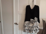 Vintage 80s Balloon Cocktail Dress